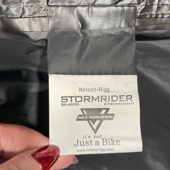 Nelson Rigg Stormrider SR 6000 waterproof windbreaker jacket size M reflective - Picture 12 of 16